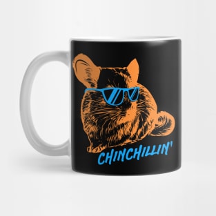 Funny Chinchillin graphic for Chinchilla Owners Mug